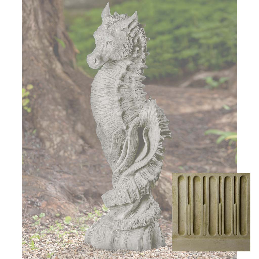 Campania Sea Dragon Garden Statue - S-536