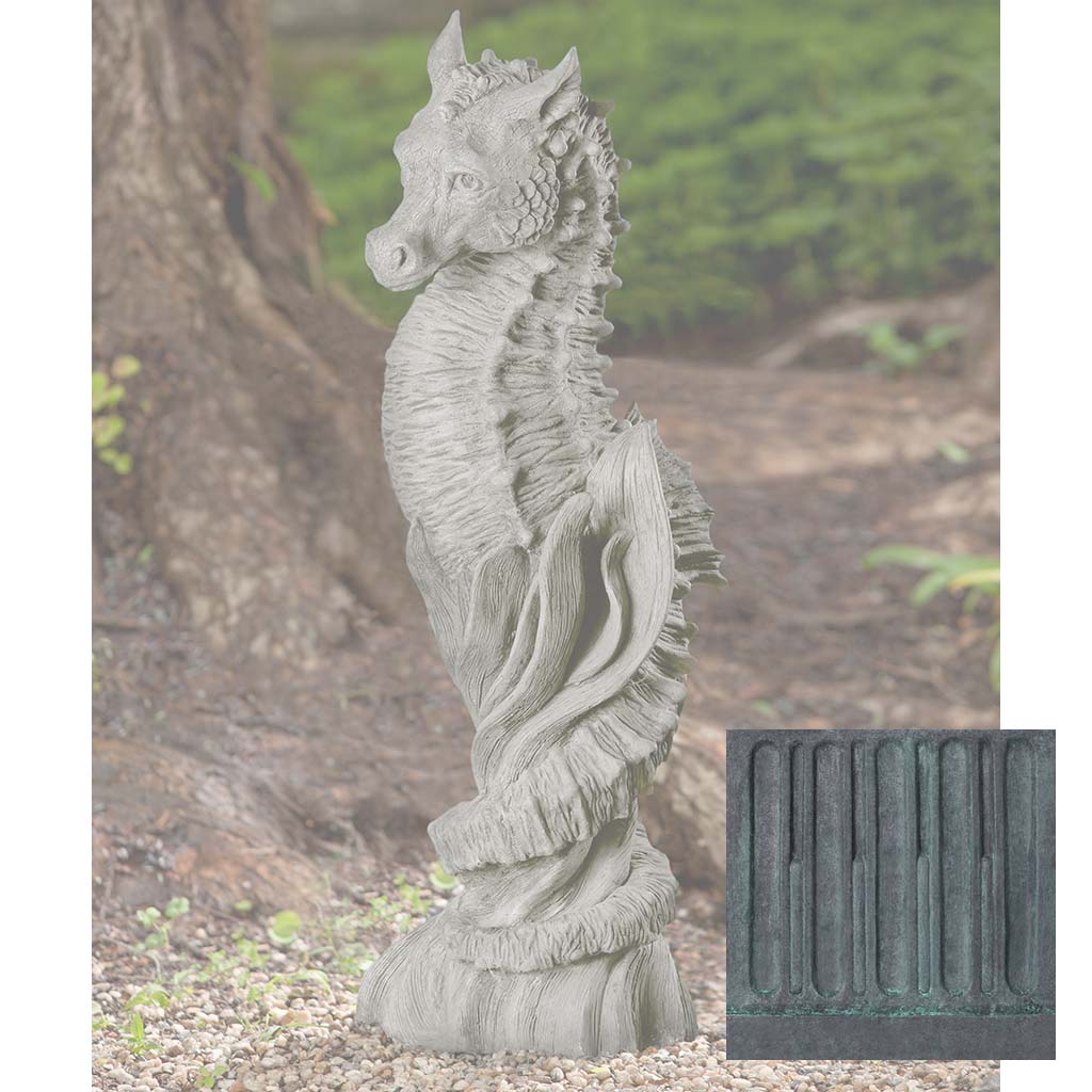 Campania Sea Dragon Garden Statue - S-536