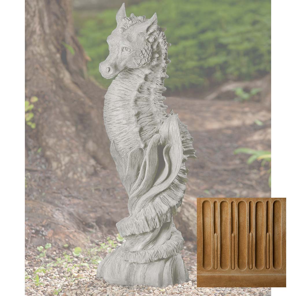 Campania Sea Dragon Garden Statue - S-536
