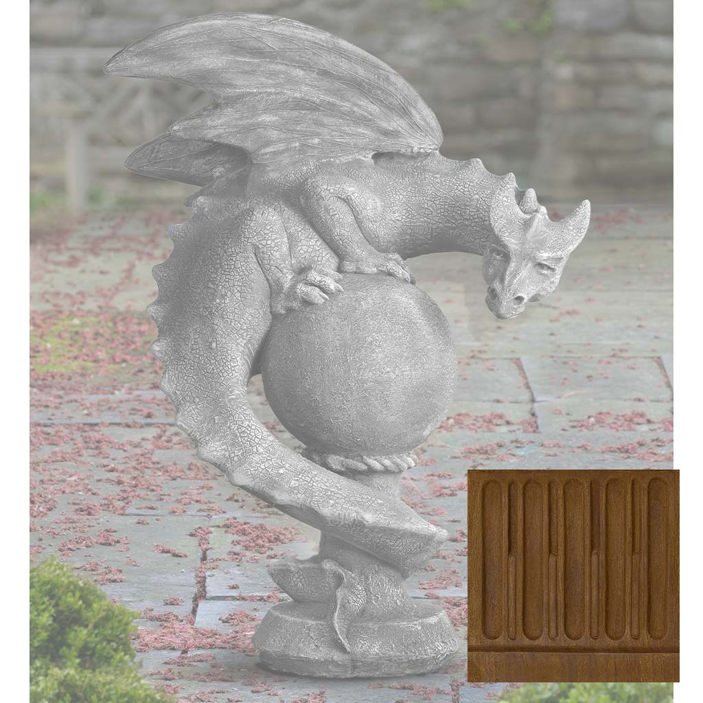 Campania Sentry Dragon Garden Statue - S-538