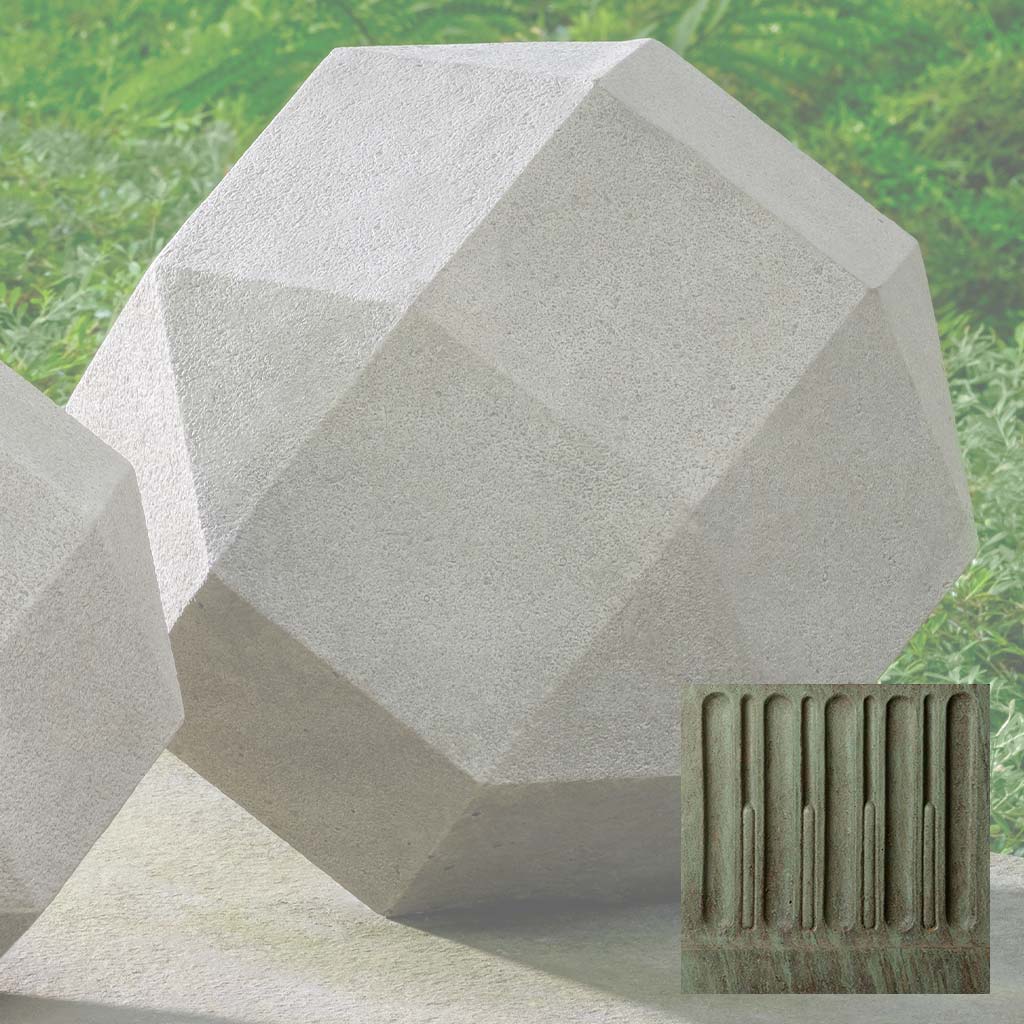 Campania Polyhedron, 12.5 Inch Garden Statue - S-544