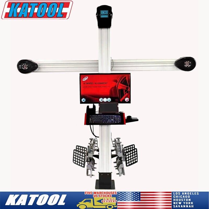 Katool KT-AV6 Wheel Alignment Machine Works on 2 Post & Scissor Lift