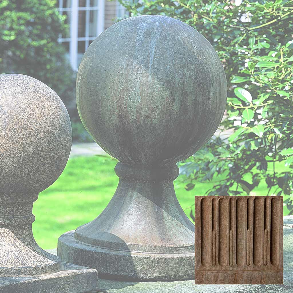 Campania Sphere Round Base, Large Garden Statue - S-204