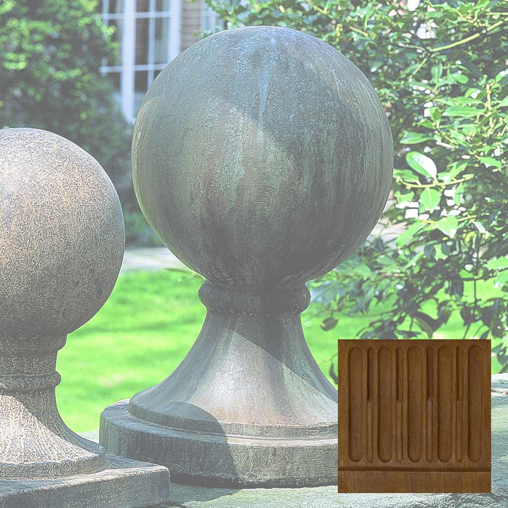 Campania Sphere Round Base, Large Garden Statue - S-204