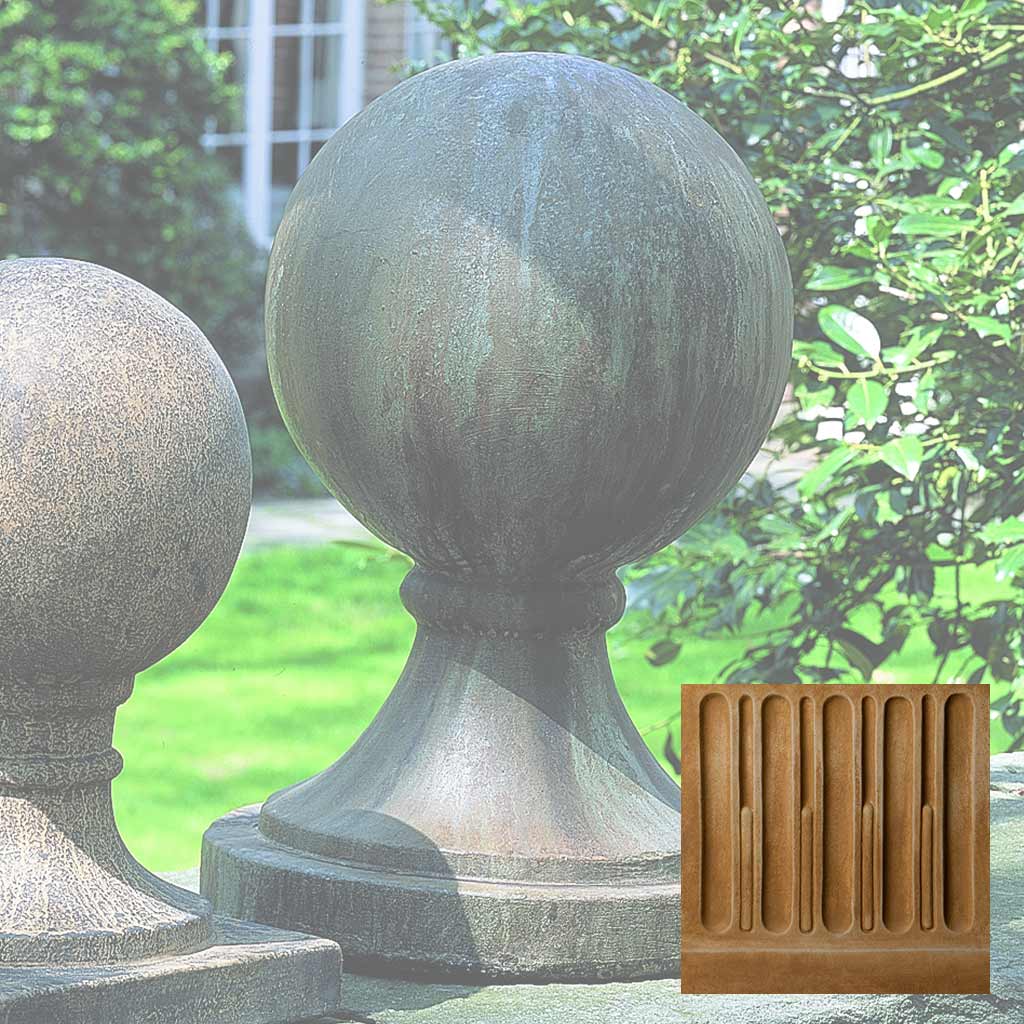 Campania Sphere Round Base, Large Garden Statue - S-204