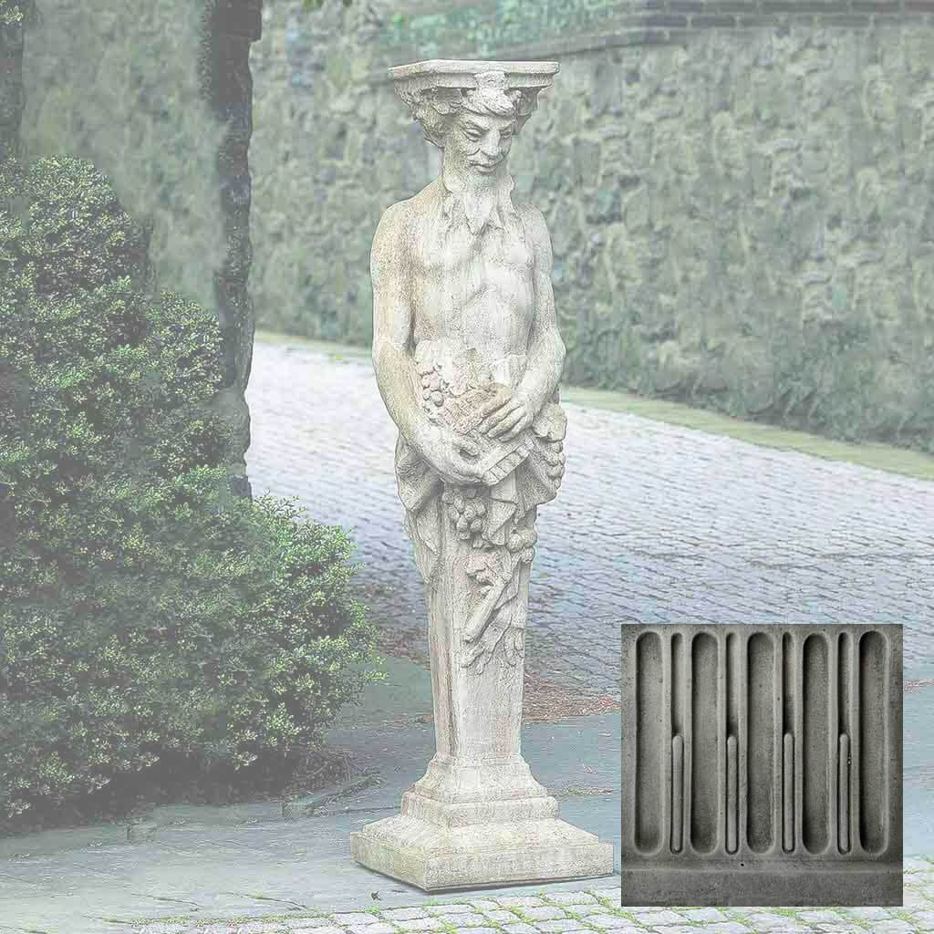Campania Tall Satyr Garden Statue - S-218