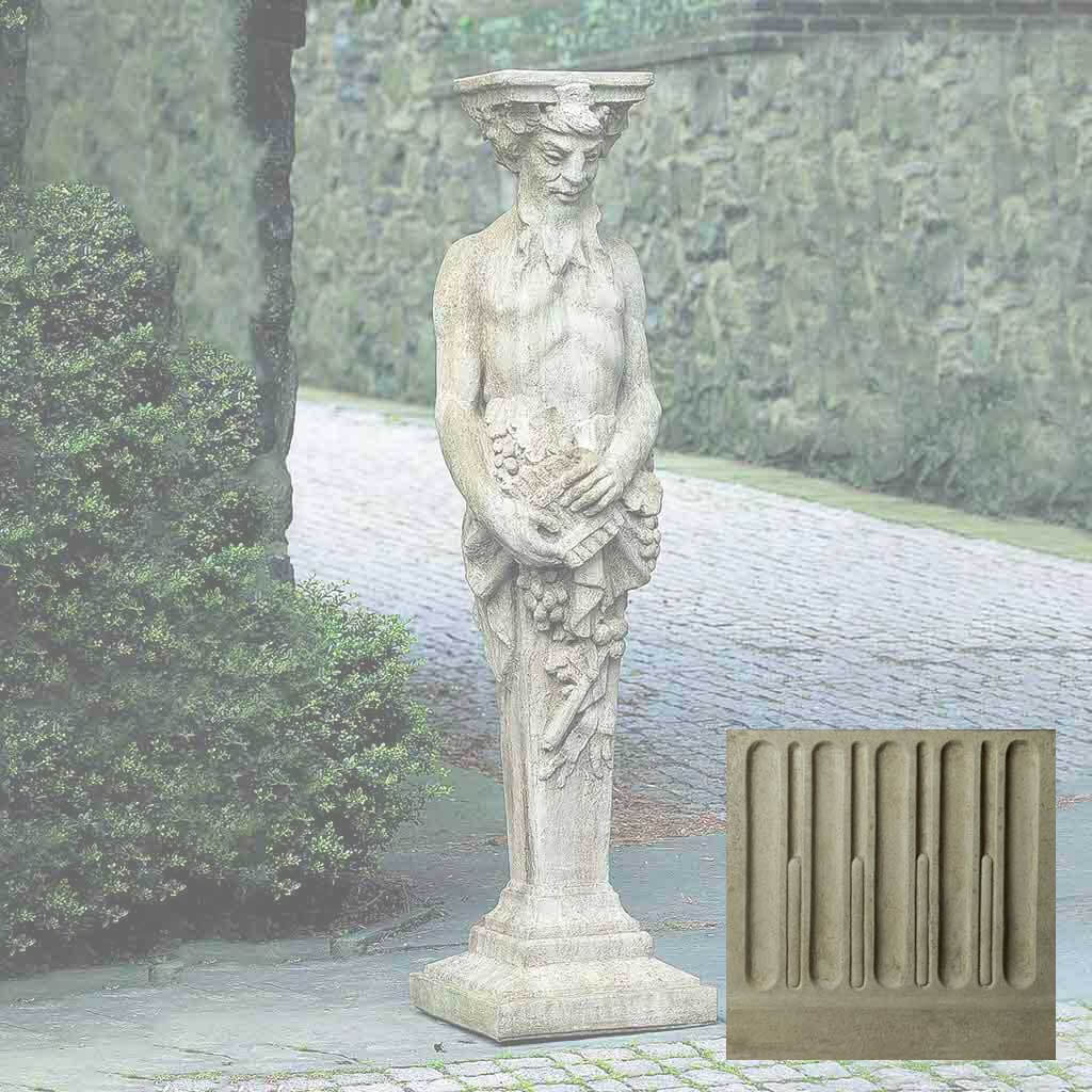 Campania Tall Satyr Garden Statue - S-218