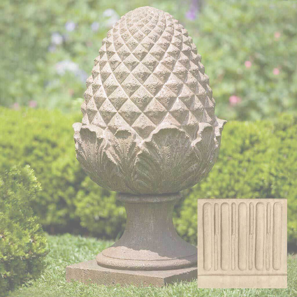 Campania Williamsburg Grand Pinecone Garden Statue - S-303
