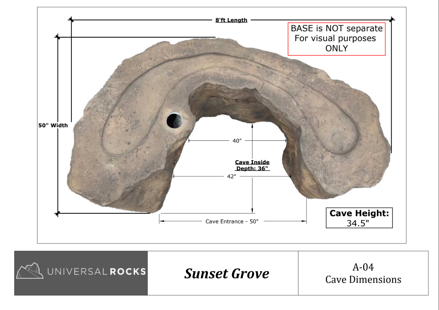 Universal Rocks Sunset Grove Pool Kit - PWK-001
