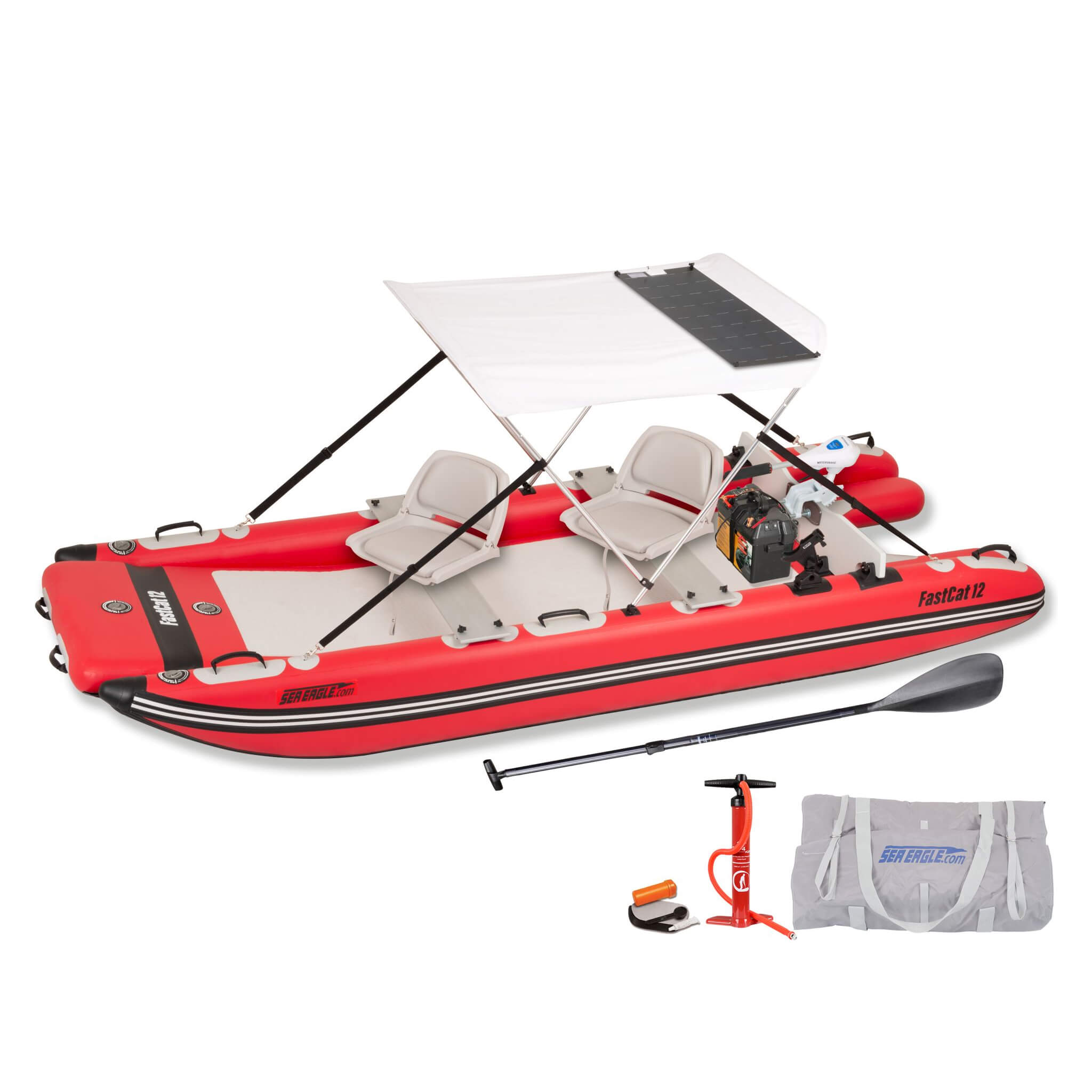 Sea Eagle Boats FastCat12™ Catamaran Inflatable Boat, 13FT (SAK29684)