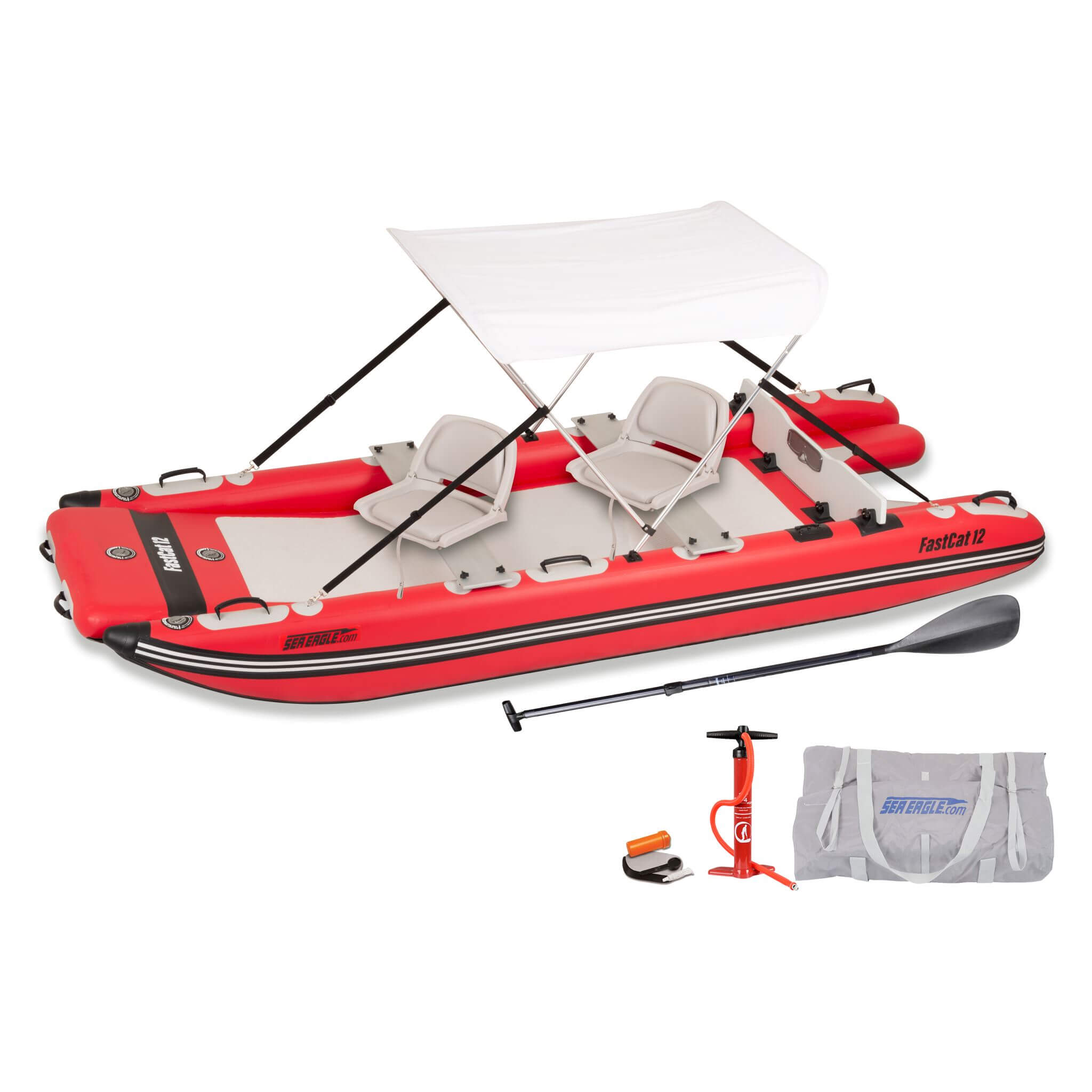 Sea Eagle Boats FastCat12™ Catamaran Inflatable Boat, 13FT (SAK29684)