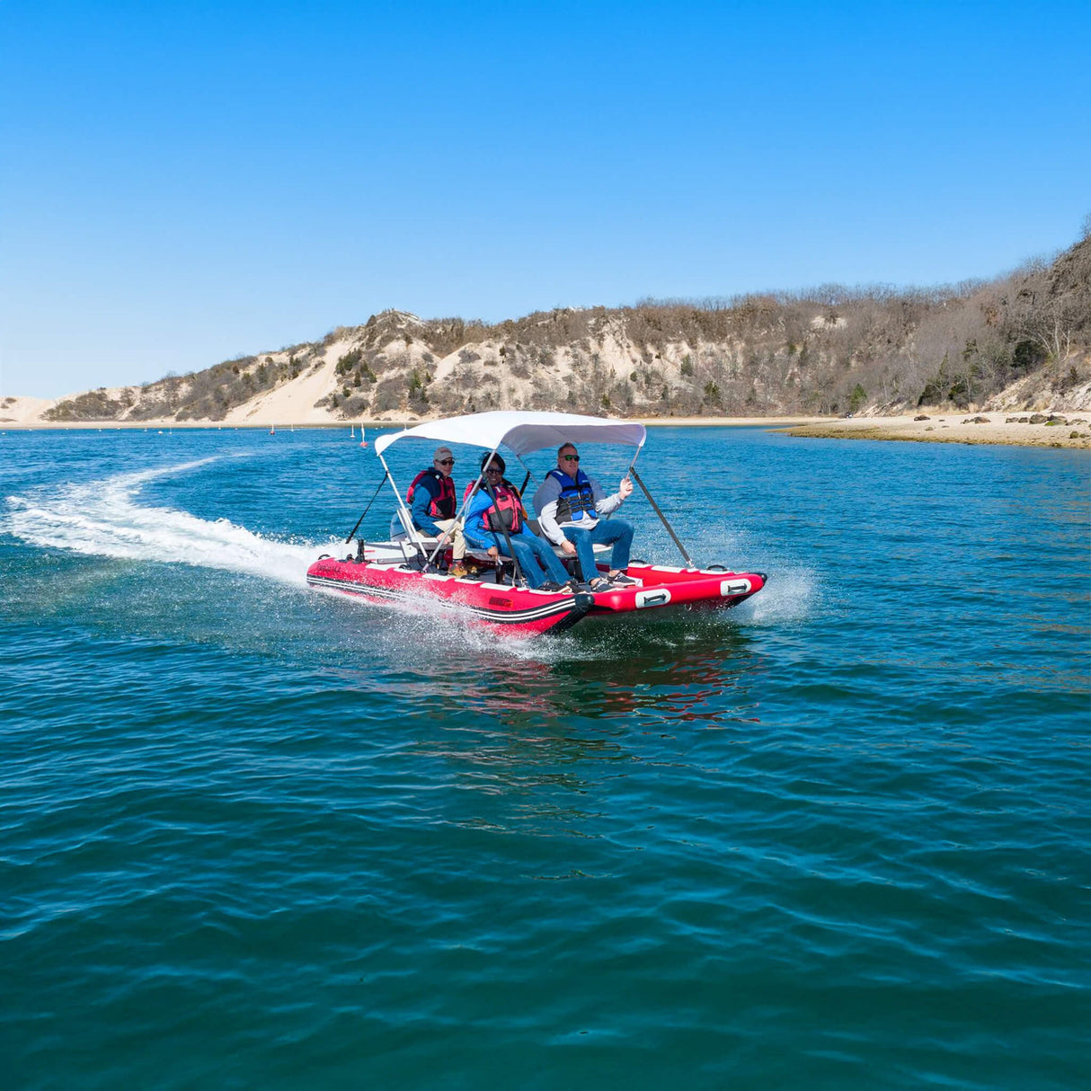 Sea Eagle Boats FastCat14™ Catamaran Inflatable Boat, 14FT (SAK43210)