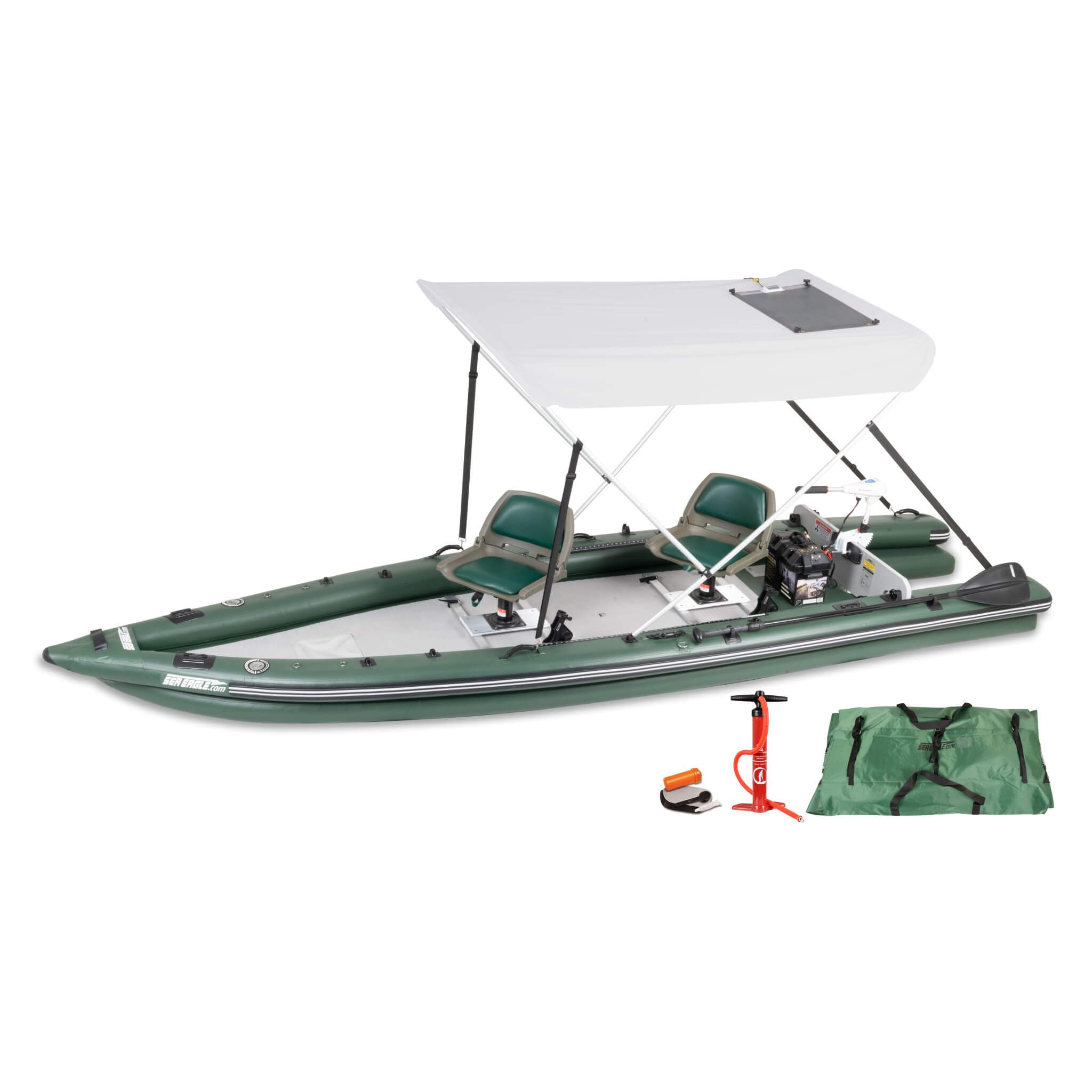 Sea Eagle Boats FSK16K FishSkiff™ Inflatable Fishing Boat, 16FT (SAK57351)
