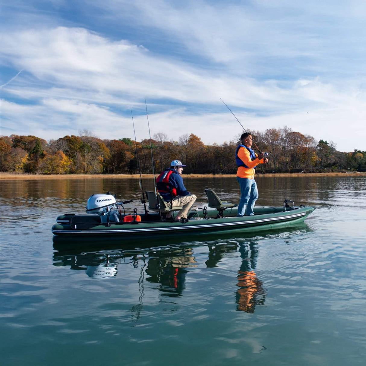 Sea Eagle Boats FSK16K FishSkiff™ Inflatable Fishing Boat, 16FT (SAK57351)