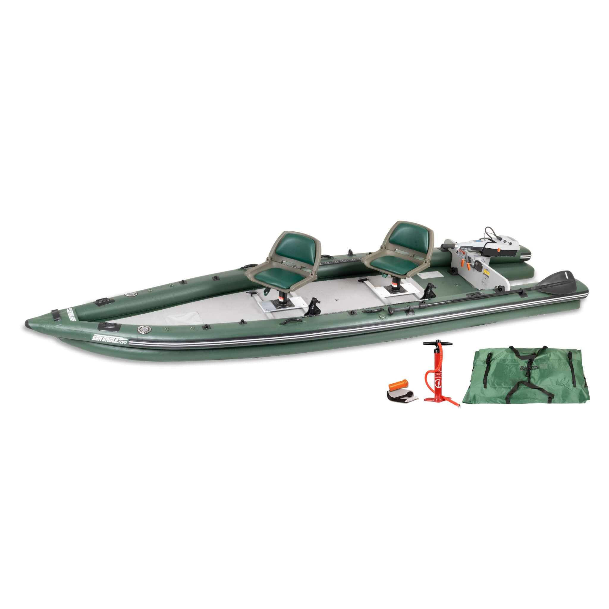 Sea Eagle Boats FSK16K FishSkiff™ Inflatable Fishing Boat, 16FT (SAK57351)