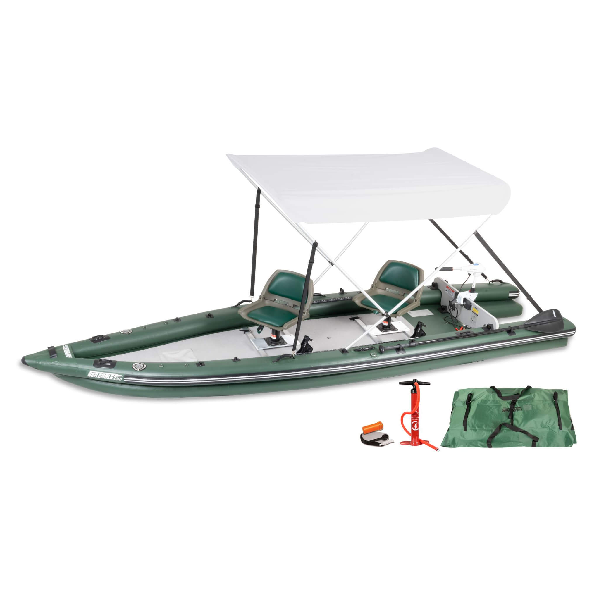 Sea Eagle Boats FSK16K FishSkiff™ Inflatable Fishing Boat, 16FT (SAK57351)