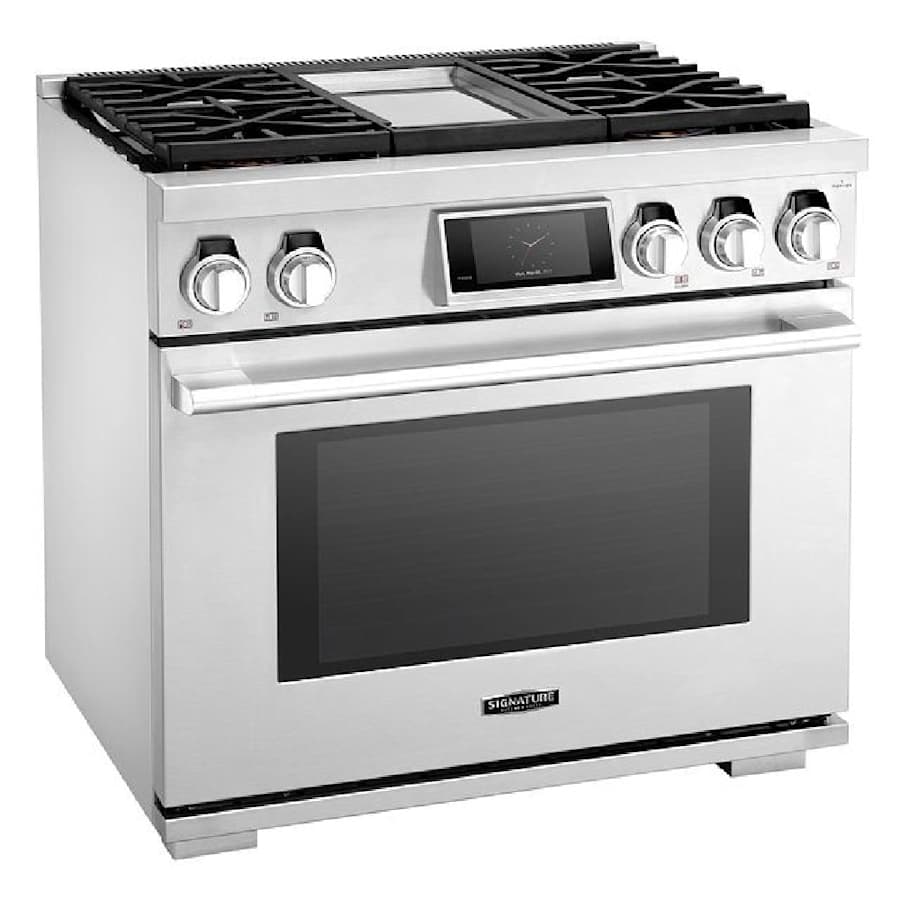 SKS 36" Dual-Fuel Pro Range with Steam-Combi Oven & Griddle, Stainless Steel – SKSDR360GS