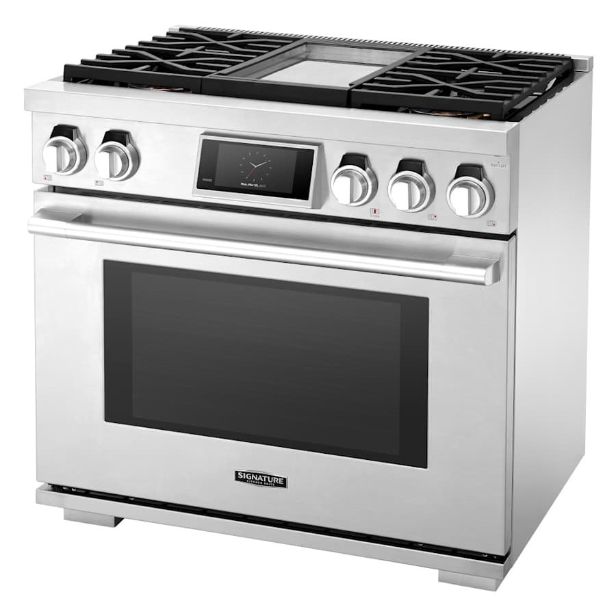 SKS 36" Dual-Fuel Pro Range with Steam-Combi Oven & Griddle, Stainless Steel – SKSDR360GS
