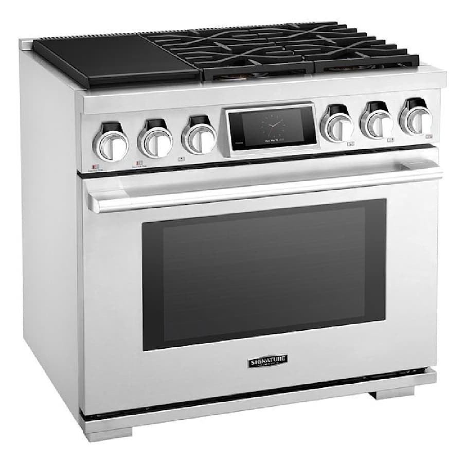 SKS 36" Dual-Fuel Pro Range with Steam-Combi Oven & Sous Vide, Stainless Steel – SKSDR360SS