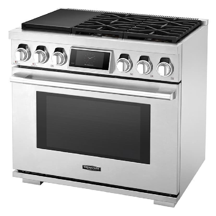 SKS 36" Dual-Fuel Pro Range with Steam-Combi Oven & Sous Vide, Stainless Steel – SKSDR360SS
