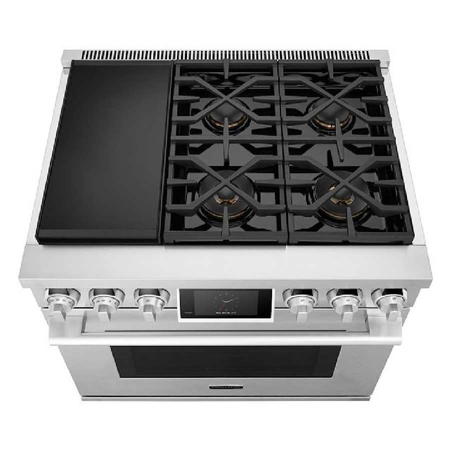 SKS 36" Dual-Fuel Pro Range with Steam-Combi Oven & Sous Vide, Stainless Steel – SKSDR360SS