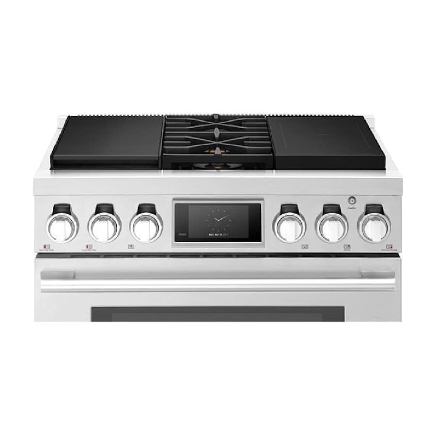 SKS 36" Dual-Fuel Pro Range with Sous Vide & Induction, Stainless Steel – SKSDR360SIS