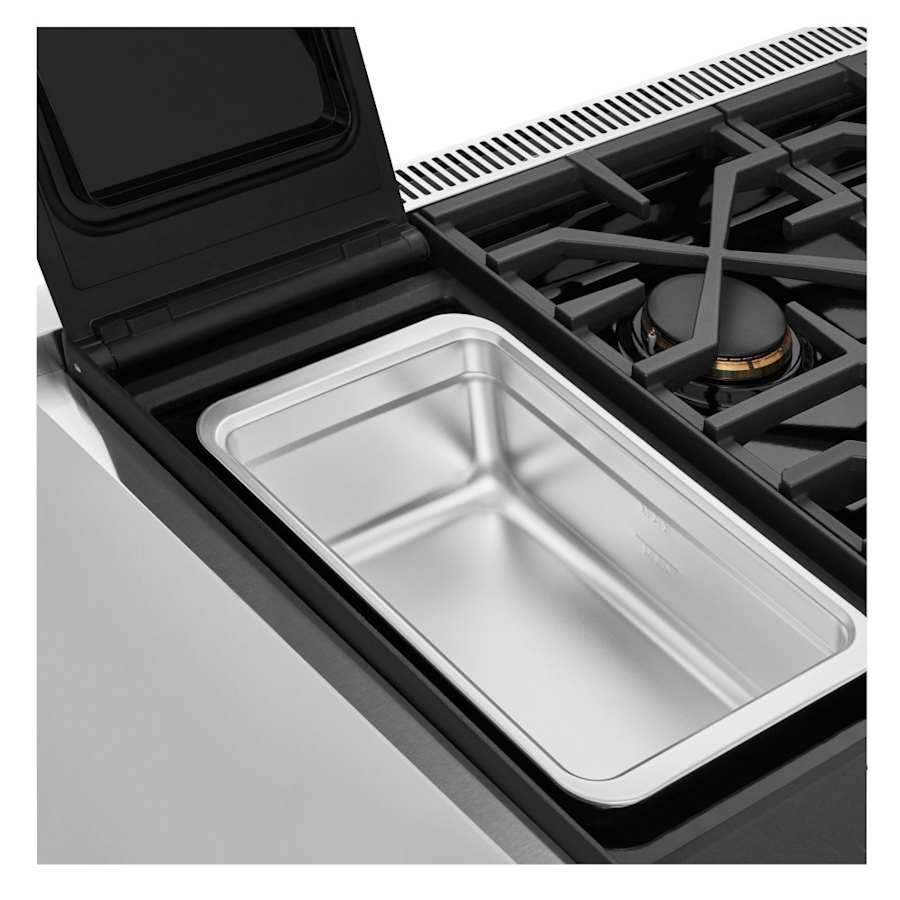 SKS 36" Dual-Fuel Pro Range with Sous Vide & Induction, Stainless Steel – SKSDR360SIS