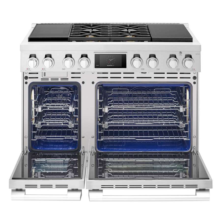 SKS 48" Dual-Fuel Pro Range with Sous Vide & Induction, Stainless Steel – SKSDR480SIS