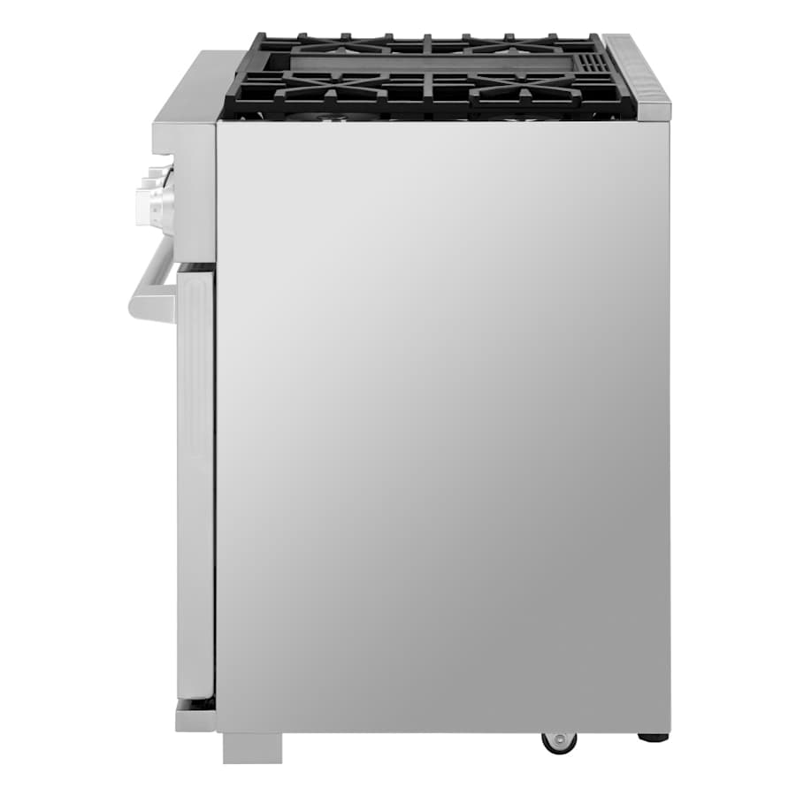 SKS 36" Gas Pro Range with 4 Burners & Griddle, Stainless Steel – SKSGR360GS