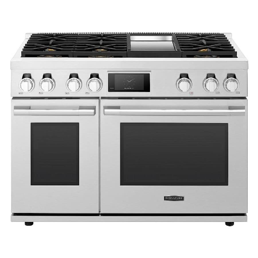 SKS 48" Gas Pro Range with 6 Burners & Griddle, Stainless Steel – SKSGR480GS