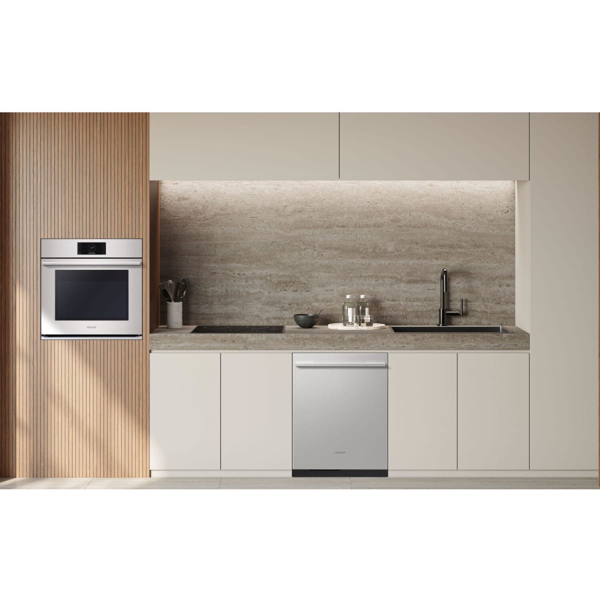 SKS Powersteam® Stainless Steel Dishwasher, Transitional Design - SKSDW2411T