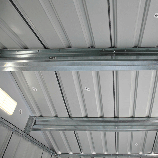 Small Outdoor Garden Backyard Storage Tool Shed W/ Sliding Door, 4'x7'