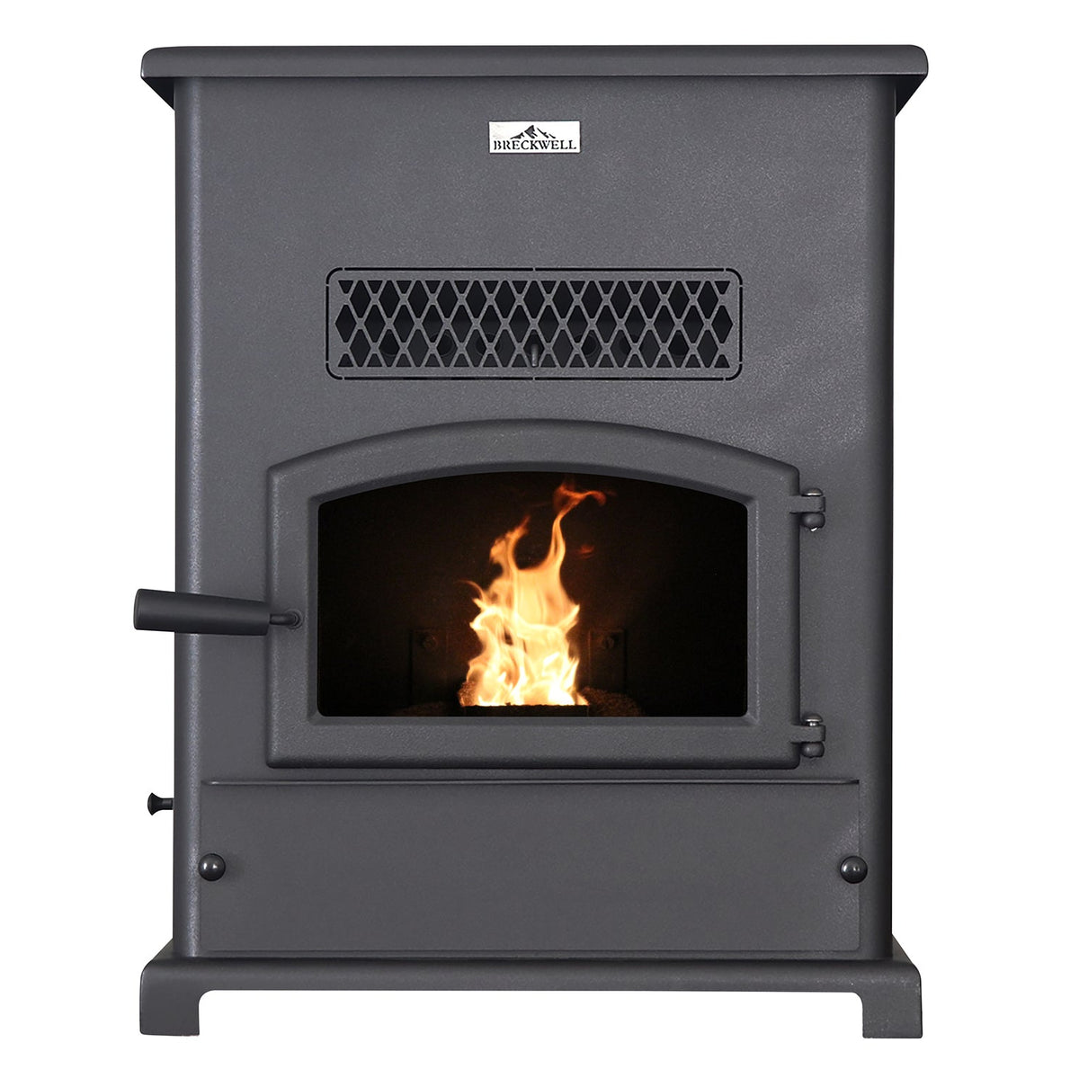 Breckwell Big-E Pellet Stove with Black Door - SP1000