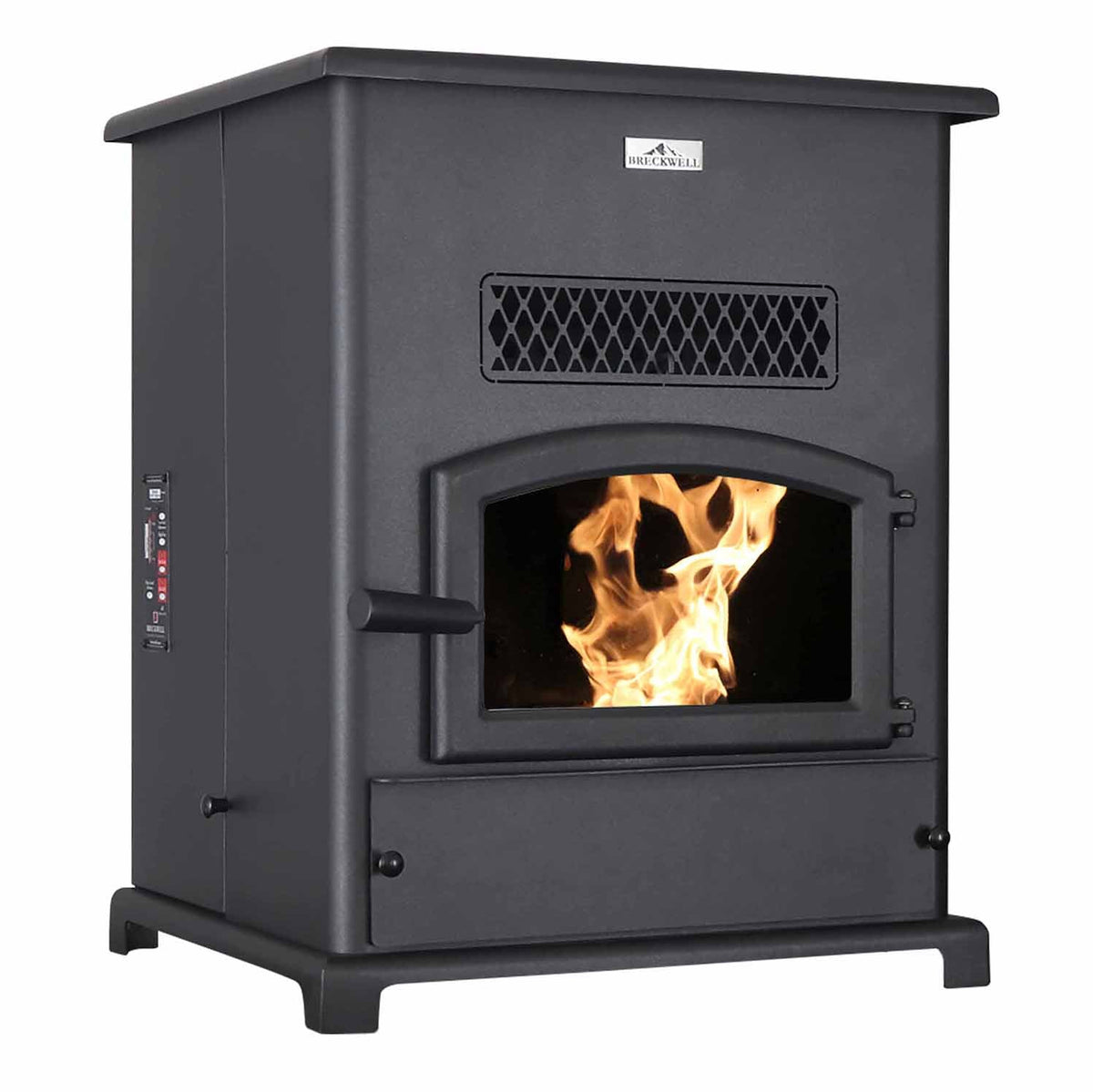 Breckwell Big-E Pellet Stove with Black Door - SP1000