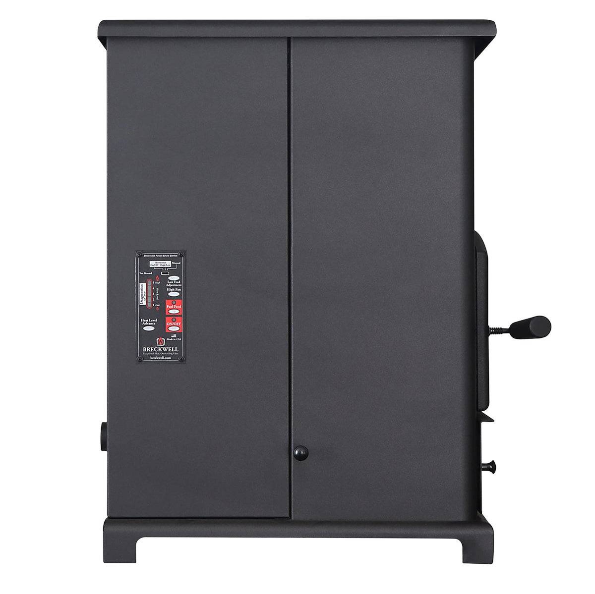 Breckwell Big-E Pellet Stove with Black Door - SP1000