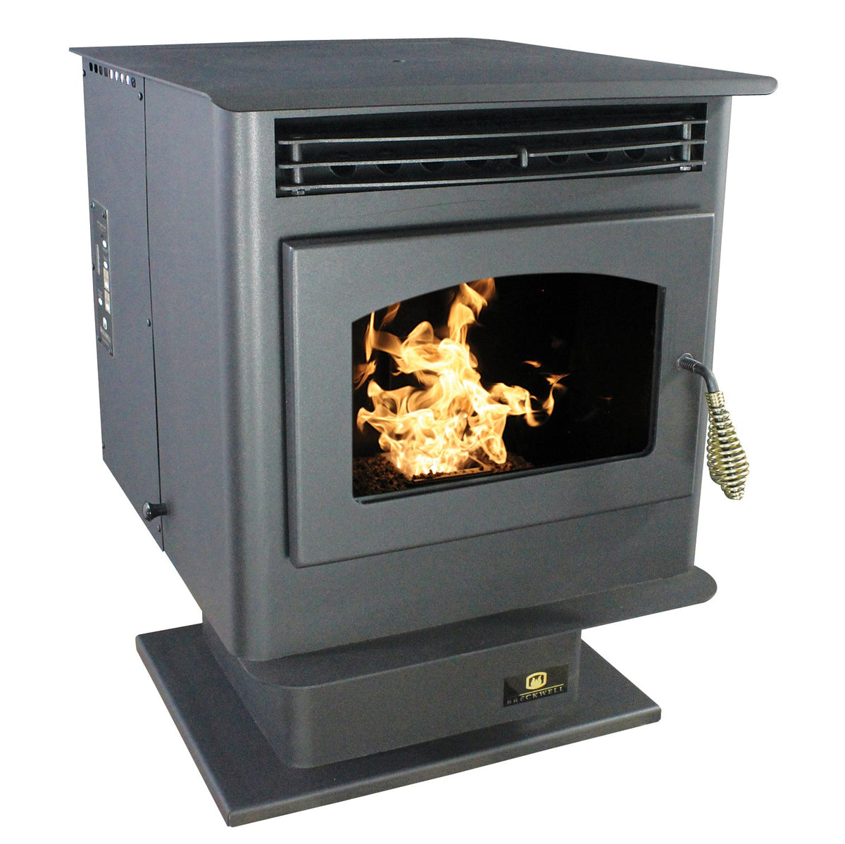 Breckwell Maverick Pellet Stove with Black Door - SP22E