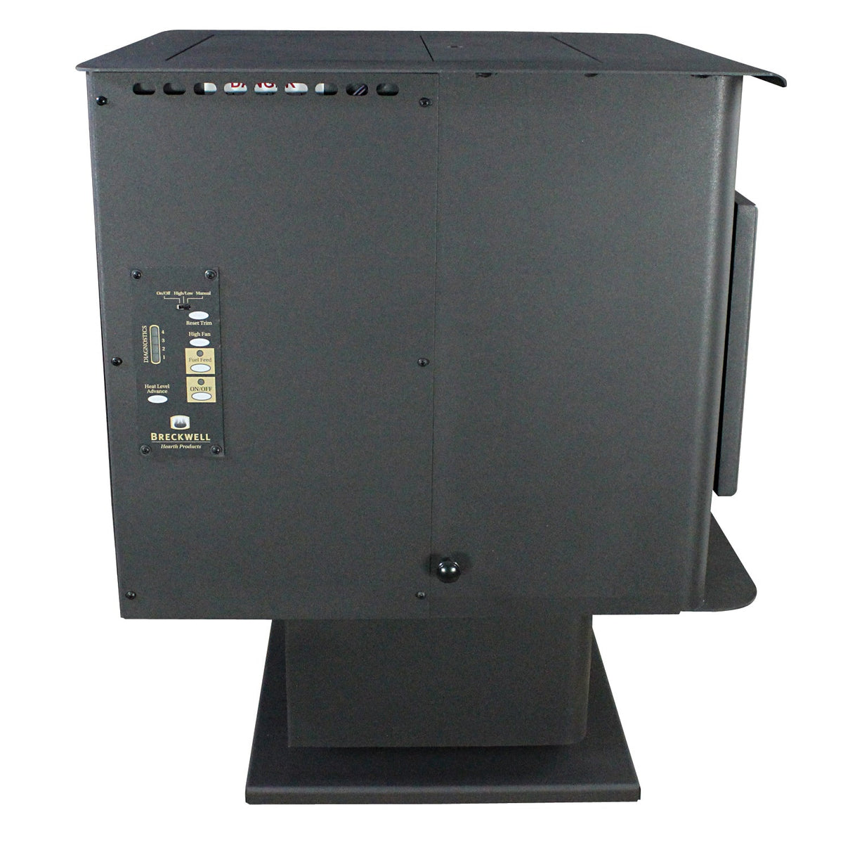 Breckwell Maverick Pellet Stove with Black Door - SP22E