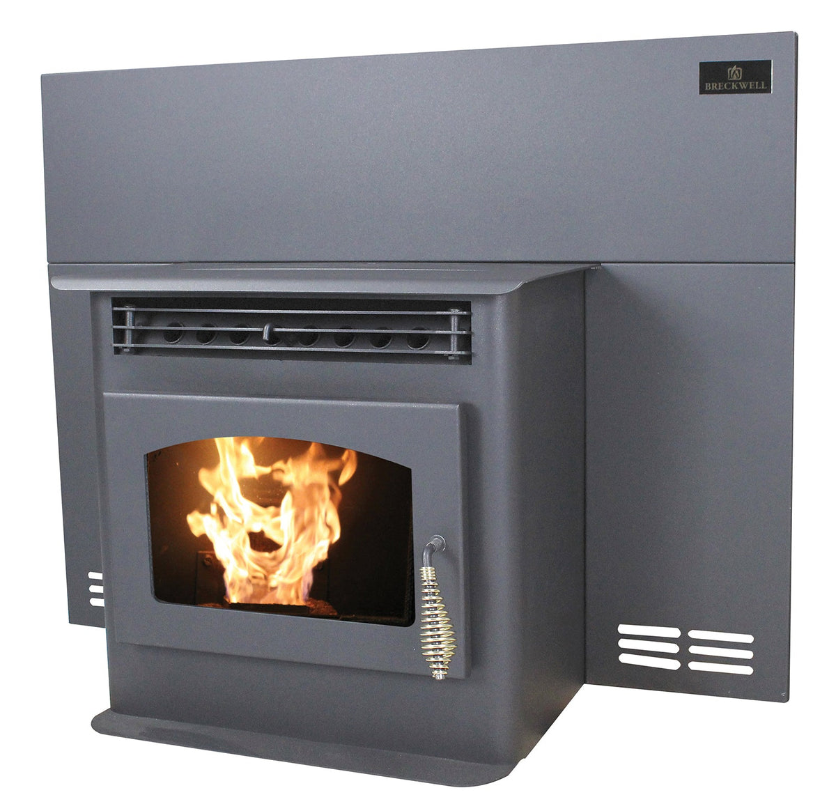 Breckwell Maverick Pellet Stove with Black Door - SP22E