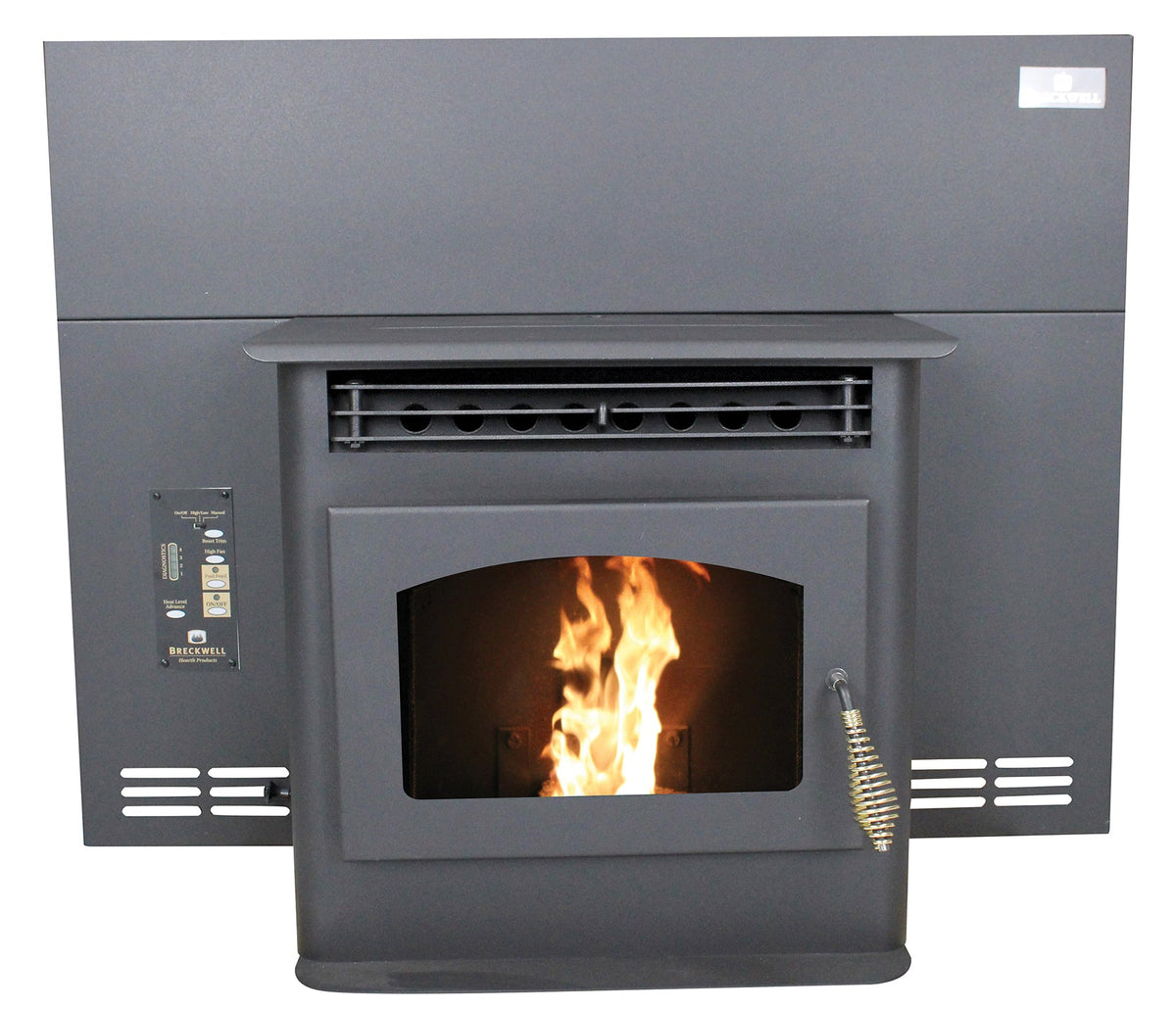 Breckwell Maverick Pellet Stove with Black Door - SP22E