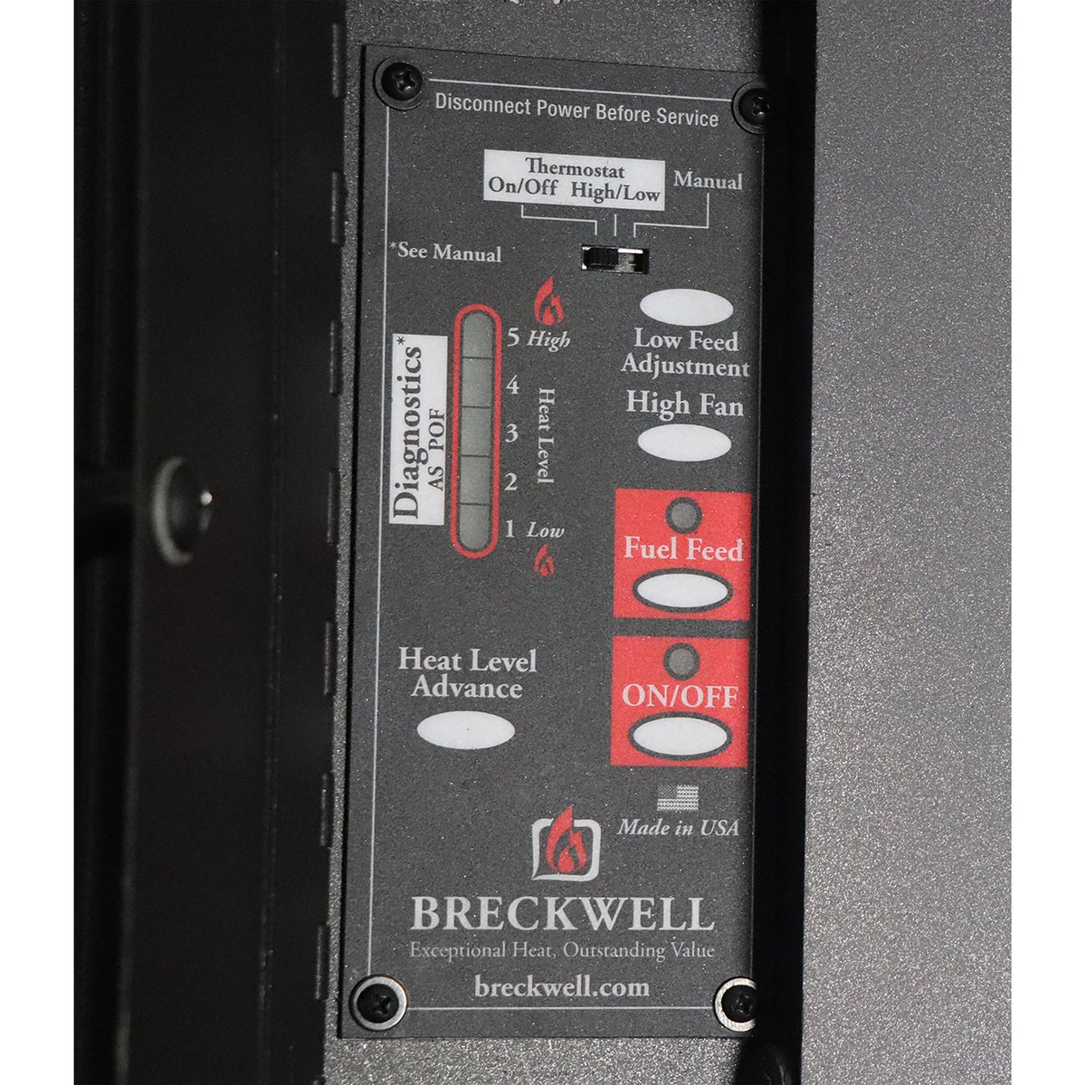 Breckwell Sonora Freestanding Pellet Stove - SP23L