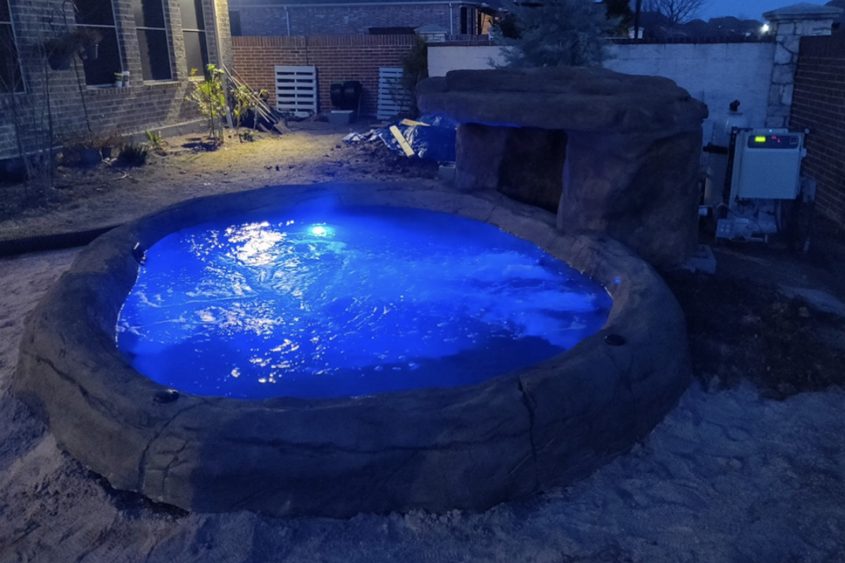 Natural Spas Sunset Lagoon In Ground Hot Tub and Spa