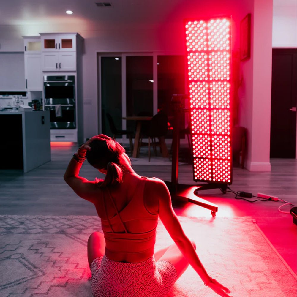 Ultra High-Intensity Freestanding Home Red Light Therapy LED Panel, 840 LEDS