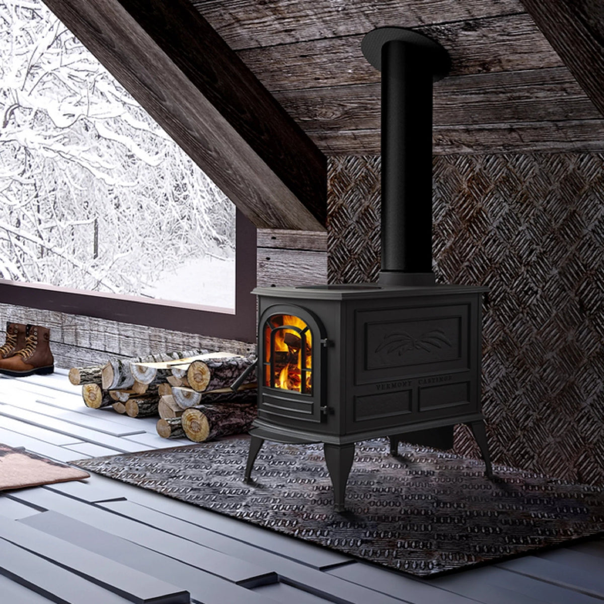 Vermont Castings Aspen C3 Wood Burning Stove - 0002505