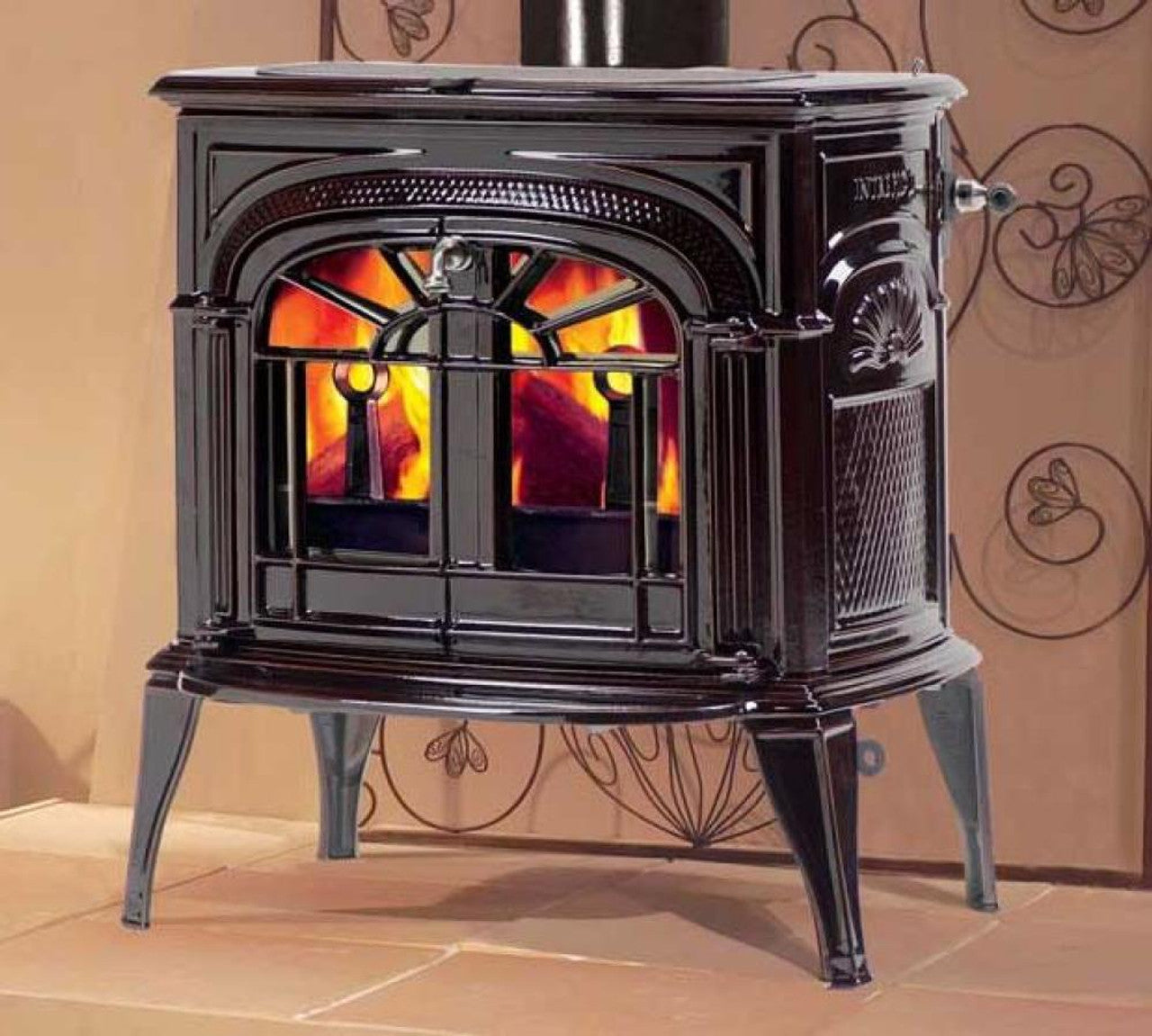 Vermont Castings Intrepid Direct Vent Gas Stove - INDVRCBSB