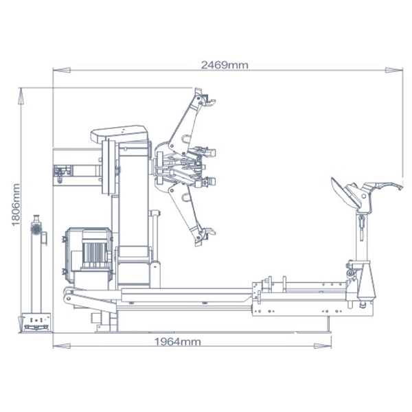 Katool KT-T160 Heavy Duty Truck Tire Changer Machine