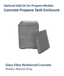 The Outdoor Plus Luna Concrete Fire Bowl + Free Cover