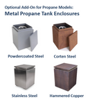 The Outdoor Plus Metal Propane Tank Enclosure