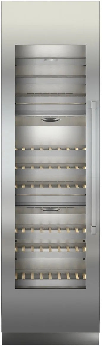 Liebherr MW2401 24 inch Built-In Triple Zone Smart Wine Cooler in Panel Ready