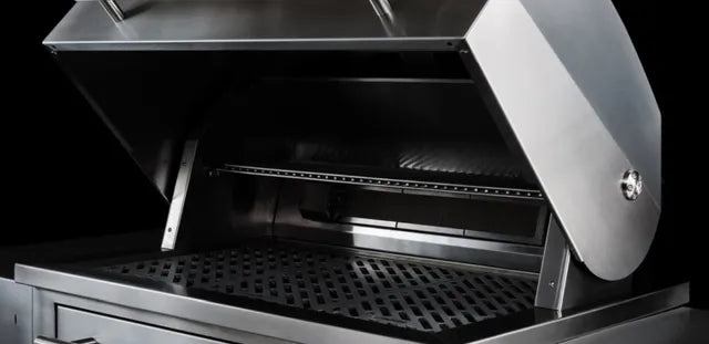Kalamazoo K750HS Freestanding Hybrid Fire Grill with Side Burner