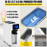1000W Commercial Home Soft Serve Frozen Yogurt Ice Cream Maker Machine, 4.0L